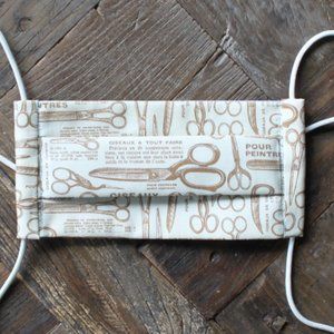 Face Mask, 100% Cotton, 3 Layer, Made in USA